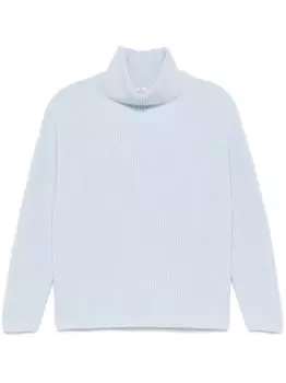 Кашемировый свитер с высоким воротником Bruno Manetti, синий