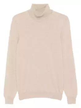 Кашемировый свитер с высоким воротником Fedeli, нейтральный