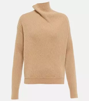 Кашемировый свитер с высоким воротником Mellbreak LORO PIANA, бежевый