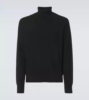 Кашемировый свитер с высоким воротом Rubinacci, черный