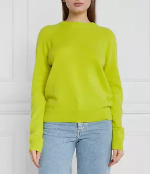 Кашемировый свитер Samse Samse Regular Fit, лаймовый