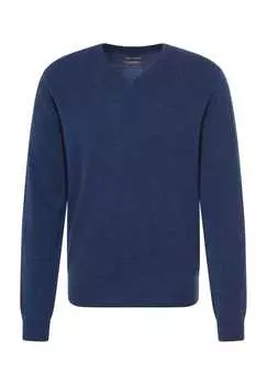 Кашемировый свитер современного кроя с V-образным вырезом Galeria, черный