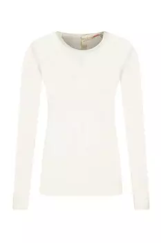 Кашемировый свитер TORY BURCH iberia regular fit, экрю