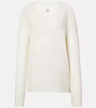 Кашемировый свитер Toteme, экрю