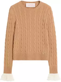 Кашемировый свитер VALENTINO GARAVANI, коричневый
