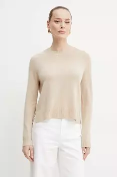 Кашемировый свитер Weekend Max Mara, бежевый