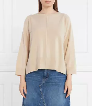 Кашемировый свитер Weekend MaxMara ALCE Regular Fit, бежевый