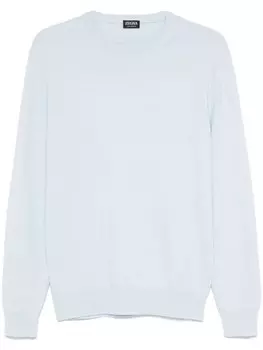 Кашемировый свитер Zegna, синий