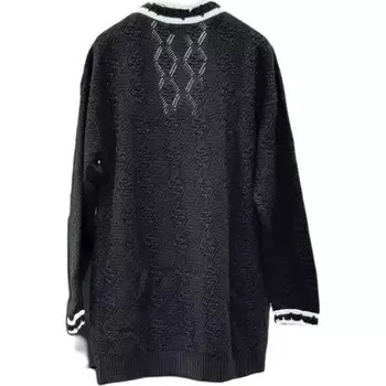 Кашемировый свитер женский черный Chanel