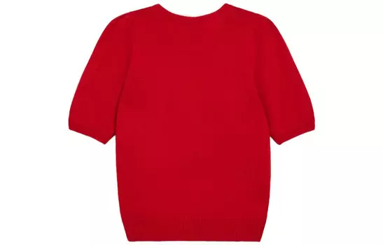 Кашемировый свитер женский красный Celine