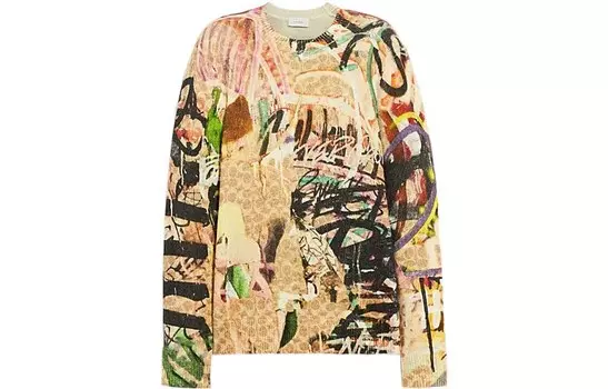 Кашемировый свитер женский многоцветный Coach