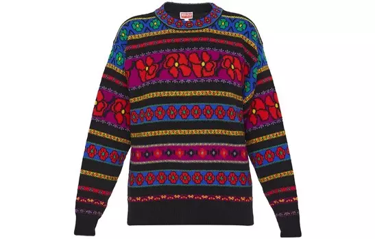 Кашемировый свитер женский многоцветный Kenzo