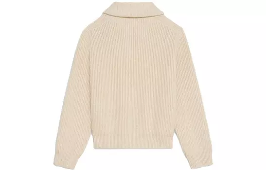 Кашемировый свитер женский молочно-белый Celine