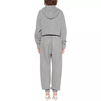 Кашемировый свитер женский серый Miu Miu