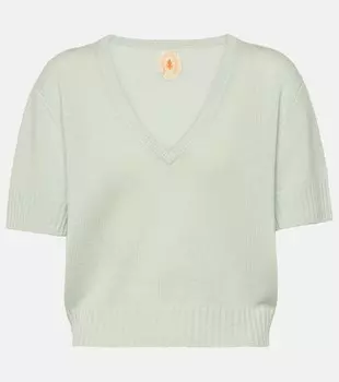 Кашемировый топ Jardin Des Orangers, зеленый