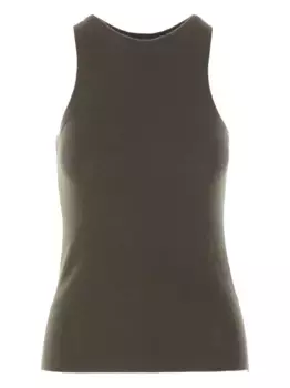 Кашемировый топ с круглым вырезом Co, коричневый