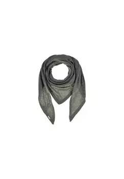 Кашемировый треугольный шарф 19026-0 180х75см SEEBERGER, цвет Khaki One Size