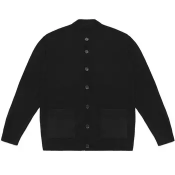 Кашемировый вязаный кардиган Deep Breath мужской, пепел