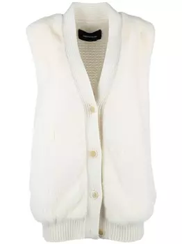 Кашемировый жилет Fabiana Filippi, нейтральный цвет