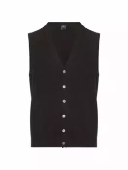 Кашемировый жилет Fedeli, серый