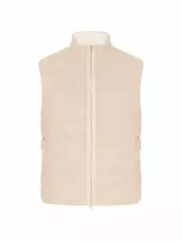 Кашемировый жилет Zegna, бежевый