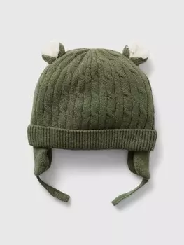 Кэшмягкая кепка Gap, зеленый