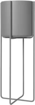 Кашпо BLOMUS "Кашпо с рамой -KENA- Steel Grey" 80,5 см, цвет Steel Gray