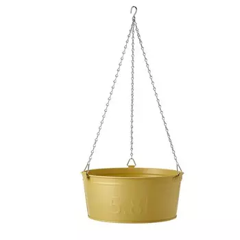 Кашпо для ампельных растений, внутренний/наружный желтый, 27 см, KERBR IKEA
