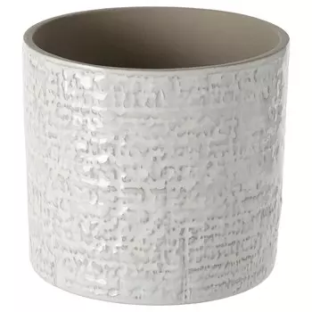 Кашпо для дома и улицы, белое, 12 см, CHIAFRN IKEA