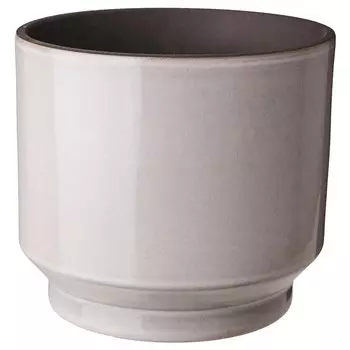 Кашпо для дома/сада/серый/бежевый, 15 см, HONUNGSPALM IKEA