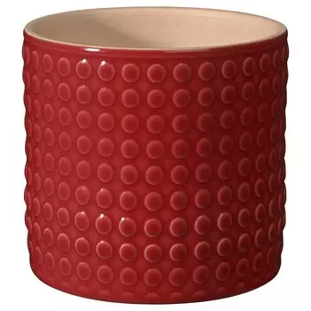 Кашпо, красное для внутреннего и садового использования, 9 см, CHIAFRN IKEA