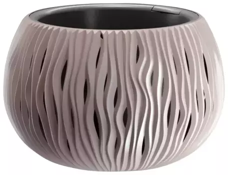 Кашпо Prosperplast Sandy Bowl, xH: 29x19 см Высота: 19 см, цвет mocca