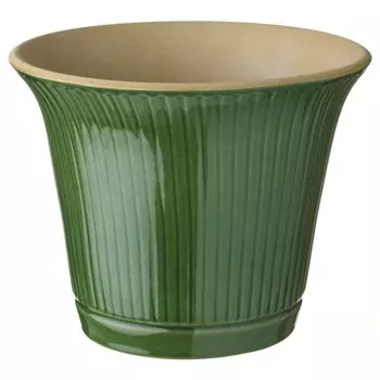 Кашпо, зеленое для дома и улицы, 15 см, KAMOMILL IKEA