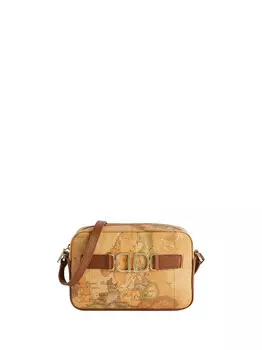 Каштановая женская сумка через плечо Alviero Martini