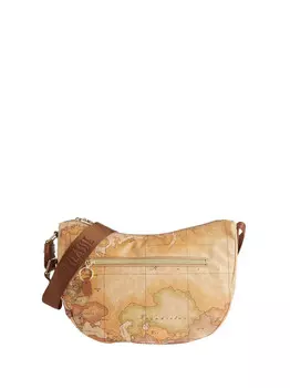 Каштановая женская сумка через плечо Alviero Martini