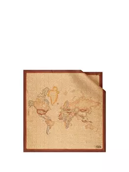 Каштановый женский шарф Alviero Martini