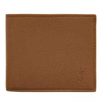 Кассандра теневой кошелек лиса Saint Laurent, коричневый