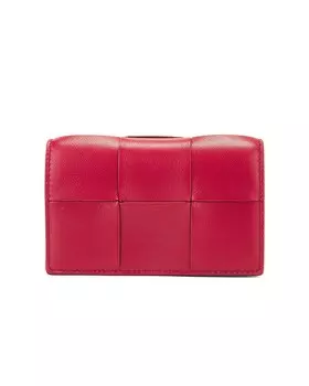 Кассетный чехол для карт Bottega Veneta, темно-красный