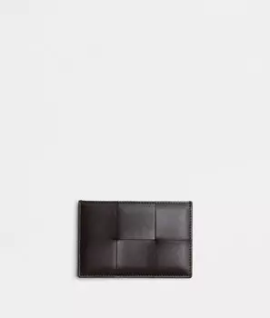Кассетный футляр для кредитных карт Bottega Veneta, карамельный