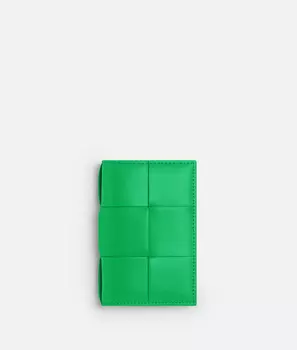 Кассетный футляр с клапаном Bottega Veneta, зеленый