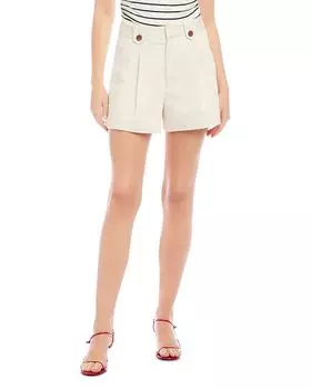 Кассиди плиссированные шорты Fifteen Twenty, коричневый/бежевый