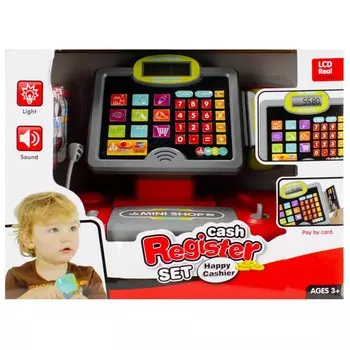 Кассовый аппарат магазина с детскими аксессуарами, игра 3+ Mega Creative Universal store