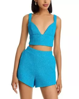 Кастэлия Топ-бюстье из трикотажа L'AGENCE, синий