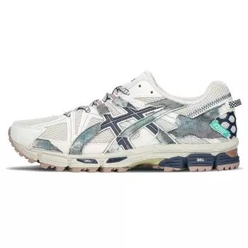 Кастомизированные кроссовки Asics Gel-Kahana 8 Running Shoes Men, белый/фиолетовый