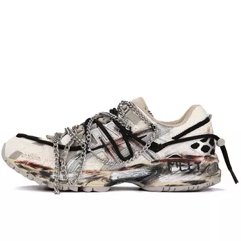 Кастомизированные кроссовки Asics Gel-Kahana TR V2 Lifestyle Shoes Unisex, кремовый