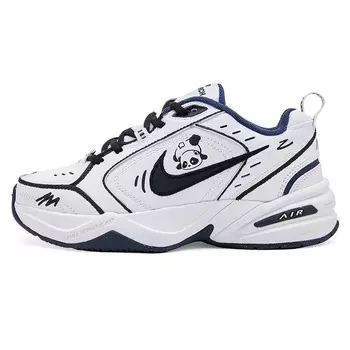 Кастомизированные кроссовки Nike Air Monarch 4 Chunky Sneakers Unisex, черный/белый