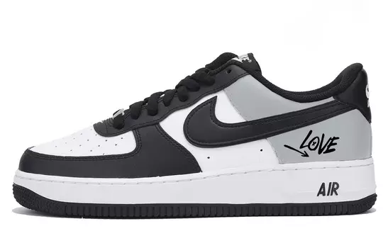 Кастомизированные кроссовки Nike Court Borough Skateboard Unisex, черный/серый