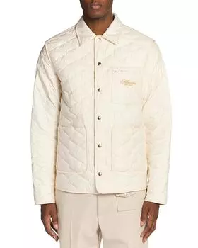 Кастос Стеганая Куртка Moncler, белый