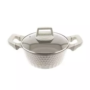 Кастрюли Almina из литого под давлением алюминия кремового цвета с антипригарным покрытием, 4,3 л