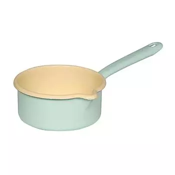 Кастрюли RIESS 0036-6 дизайн "Цветной", 0,75 л, 14 см, В 6,7 см, синий/желтый (1 шт.)